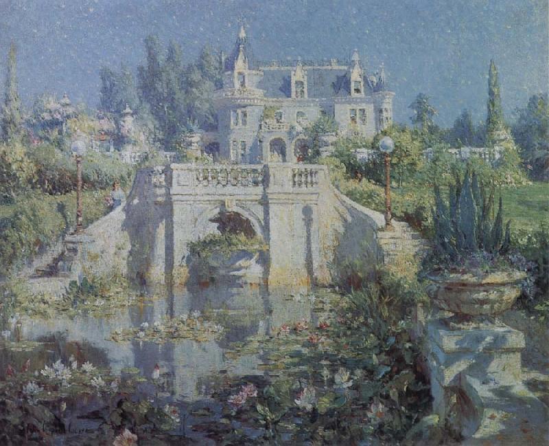 Colin Campbell Cooper A California Water Garden at Redlands oil painting picture